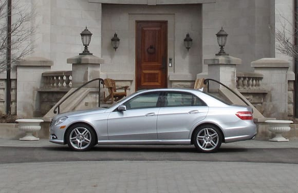 Better late than never. My (then) new 2011 E550 on the day I brought it home.