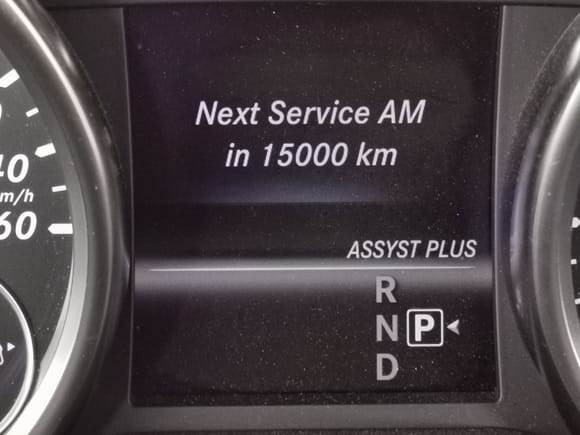 Somehow, my ML recommends service in between 15 000km, but my GLK, it will say 15,000 km after the oil change, it will drop 3k immediately to 12 000km. I think there maybe a glitch in my glk
