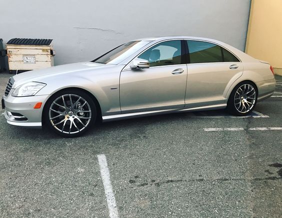 Lowered one inch with Links and 15mm spacers on rear.