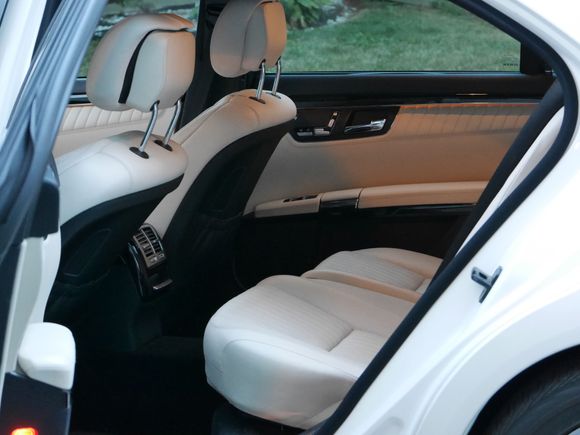 Adjustable rear seats with heat, cooling, and massage