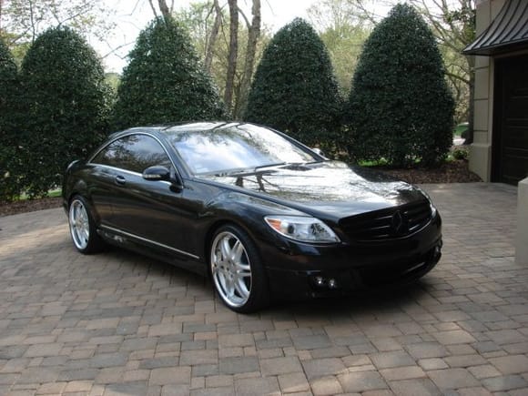 2008 CL with BRABUS Front Bumper, Side Skirts, 21&quot; Monoblock VI 3pc. wheels, and custom painted grill