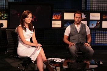 Nicole Lapin CNN with Jeremy Piven