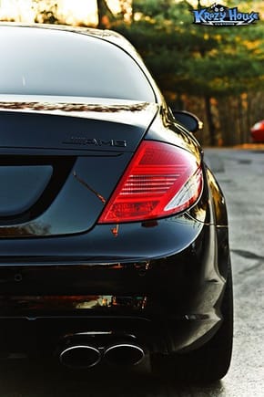 CL63 AMG rear closeup.