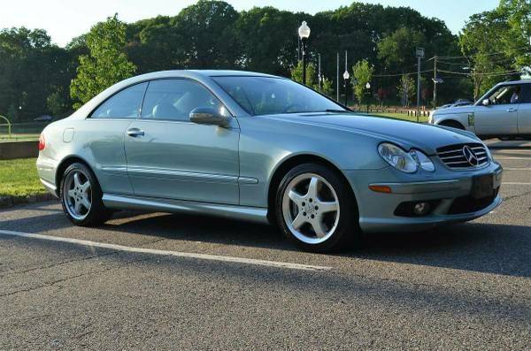 2003 Mercedes-Benz CLK500 - 2003 CLK500 - Used - VIN WDBTJ75J03F050868 - 98,200 Miles - 8 cyl - 2WD - Automatic - Coupe - Blue - Audubon, PA 19403, United States
