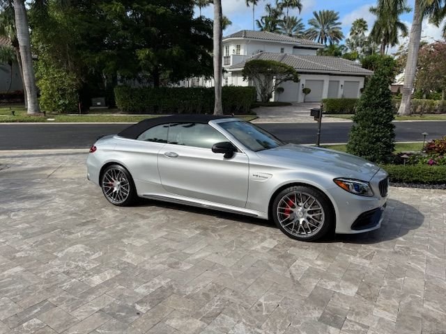 2021 Mercedes-Benz C-Class - PRISTINE 2021 C63S CABRIOLET  ***ONLY 3,700 MILES*** - Used - VIN 2021 AMG C63s Cab - 3,700 Miles - 8 cyl - 4WD - Automatic - Convertible - Silver - Boca Raton, FL 33496, United States