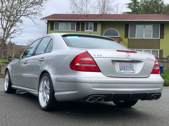 2005 Mercedes-Benz E55 AMG - Super clean and low mileage 2002 E55 AMG - Used - VIN WDBUF76J95A714525 - 67,800 Miles - 8 cyl - 2WD - Automatic - Sedan - Silver - Renton, WA 98055, United States