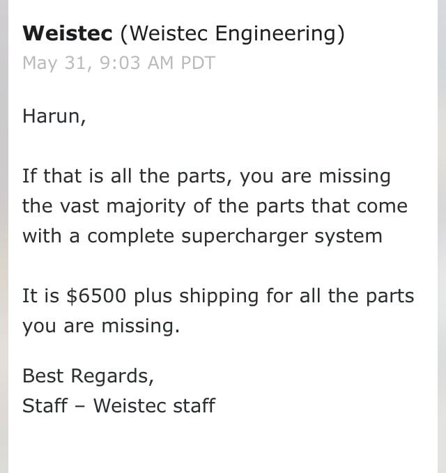 Engine - Power Adders - Weistec Stage 2 charger $1000 (Aus) - Used - 2008 to 2013 Mercedes-Benz C63 AMG - 2010 to 2012 Mercedes-Benz E63 AMG - Brisbane, Australia