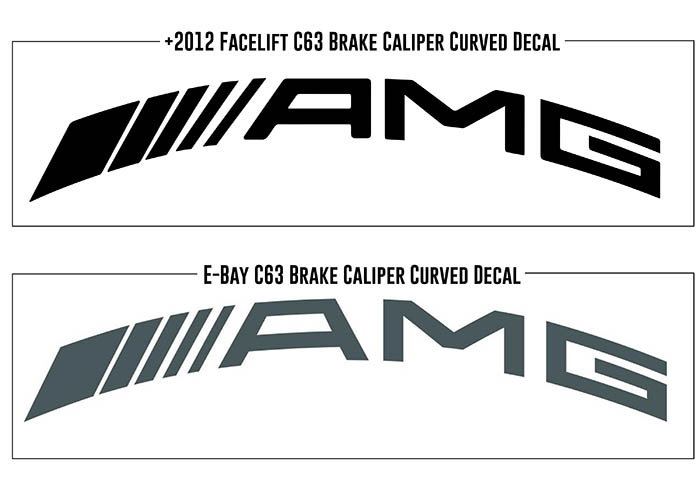 Revised AMG Curved Brake Caliper Decal: Feedback Please -  Forums