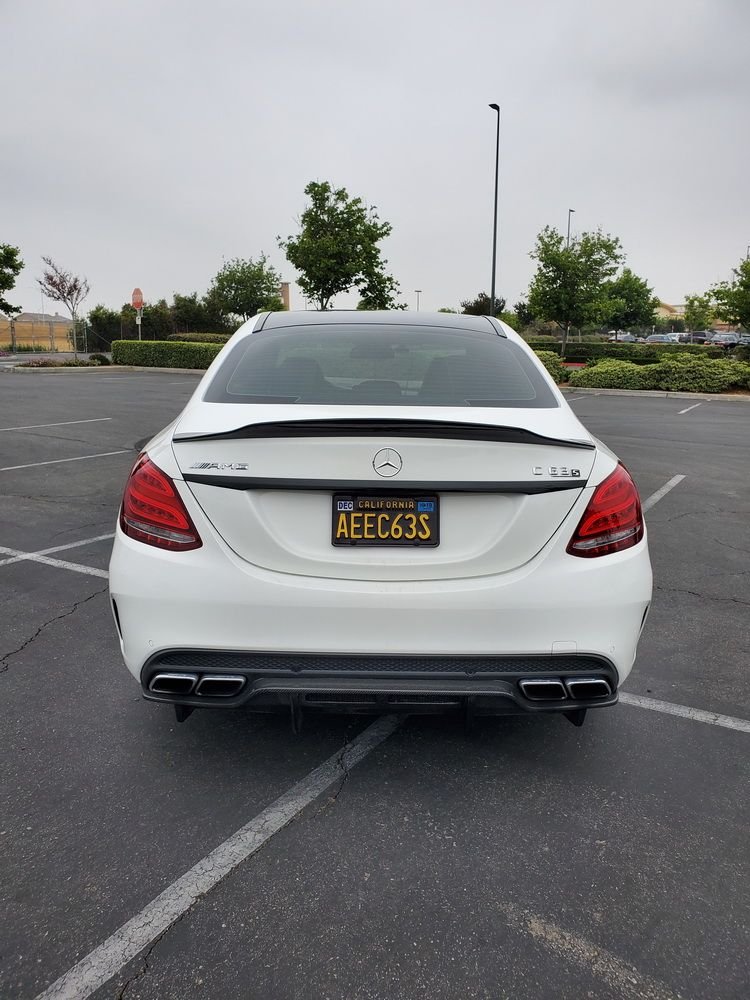 2015 Mercedes-Benz C63 AMG S - 2015 Mercedes White C63 AMG S Edition One 19K Miles Dinan Tuned 609HP 656 TQ - Used - VIN 55SWF8HB2FU076910 - 19,688 Miles - 8 cyl - 2WD - Automatic - Sedan - White - Corona, CA 92880, United States