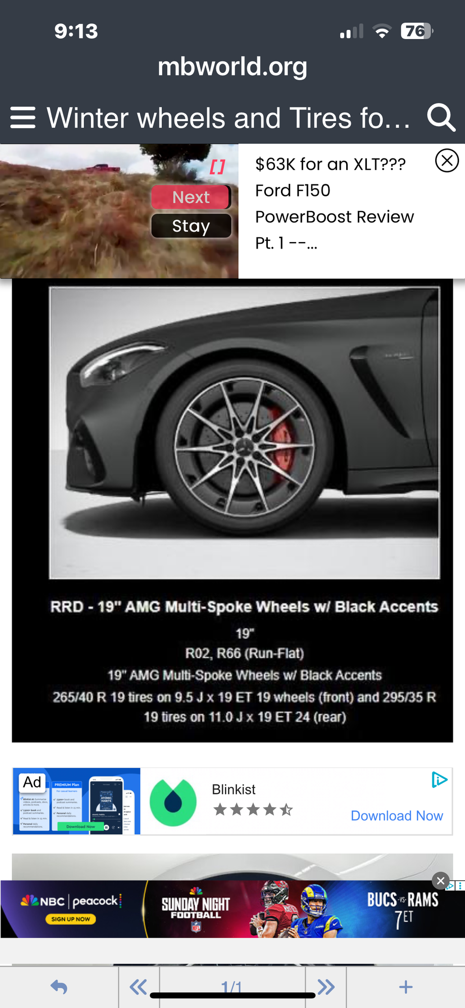 Wheels and Tires/Axles - 19" AMG Wheels and Pirelli Run Flat tires off of a '25 CLE53 AMG. - Used - 2025 Mercedes-Benz CLE-Class - Monument, CO 80132, United States