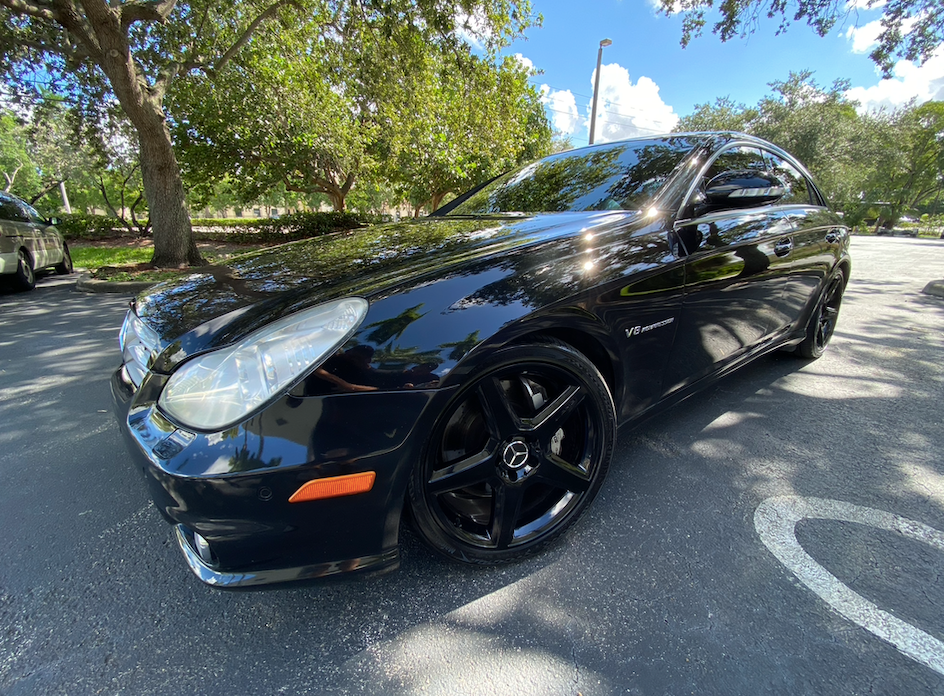 2006 Mercedes-Benz CLS55 AMG - 2006 Obsidian Black Metallic CLS55 AMG Well Maintained CLEAN & RARE 500 HP Lux Sedan! - Used - VIN WDDDJ76X76A027359 - 8 cyl - 2WD - Automatic - Sedan - Black - Fort Lauderdale, FL 33316, United States