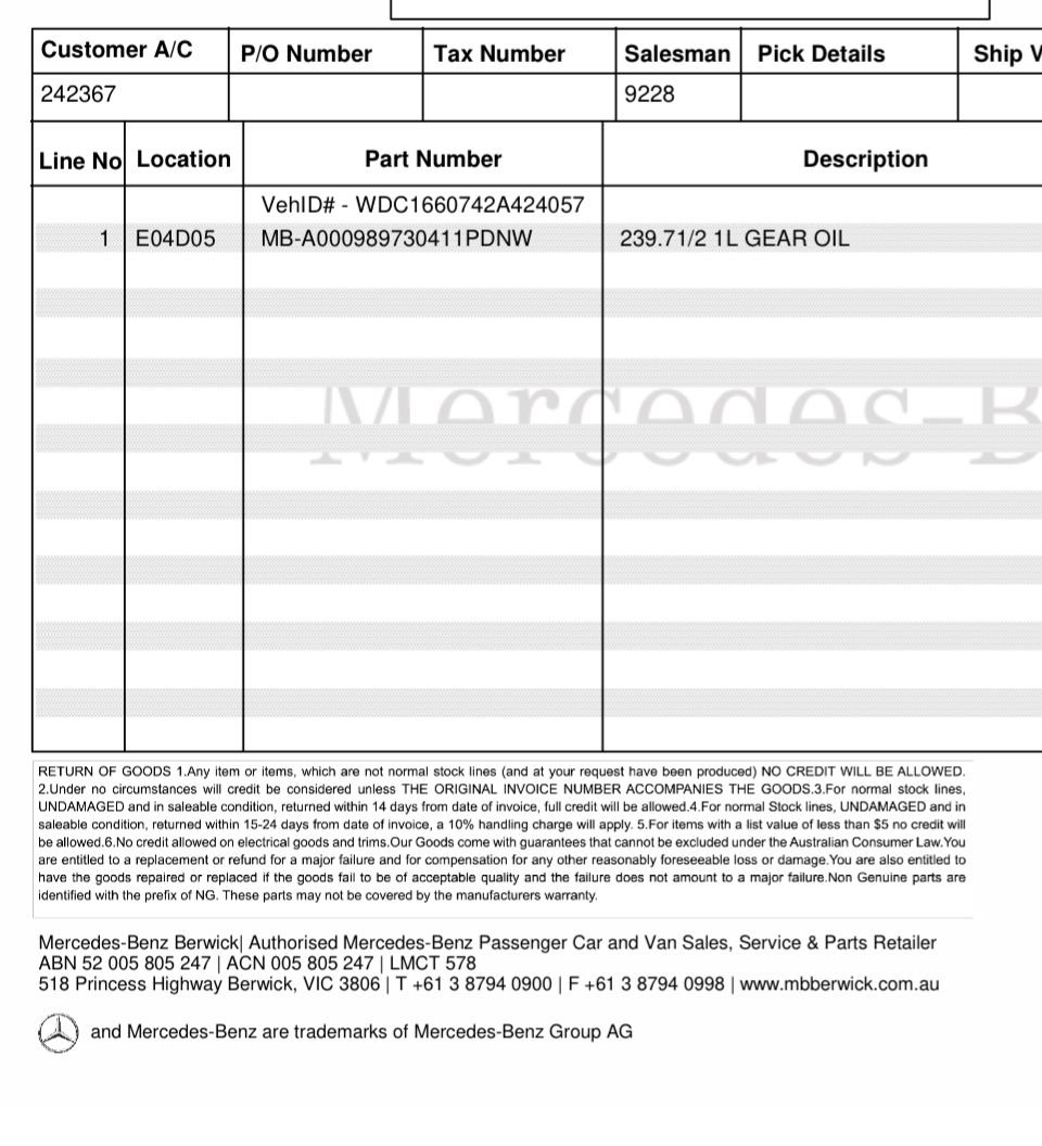 It�s about $180 a litre. 