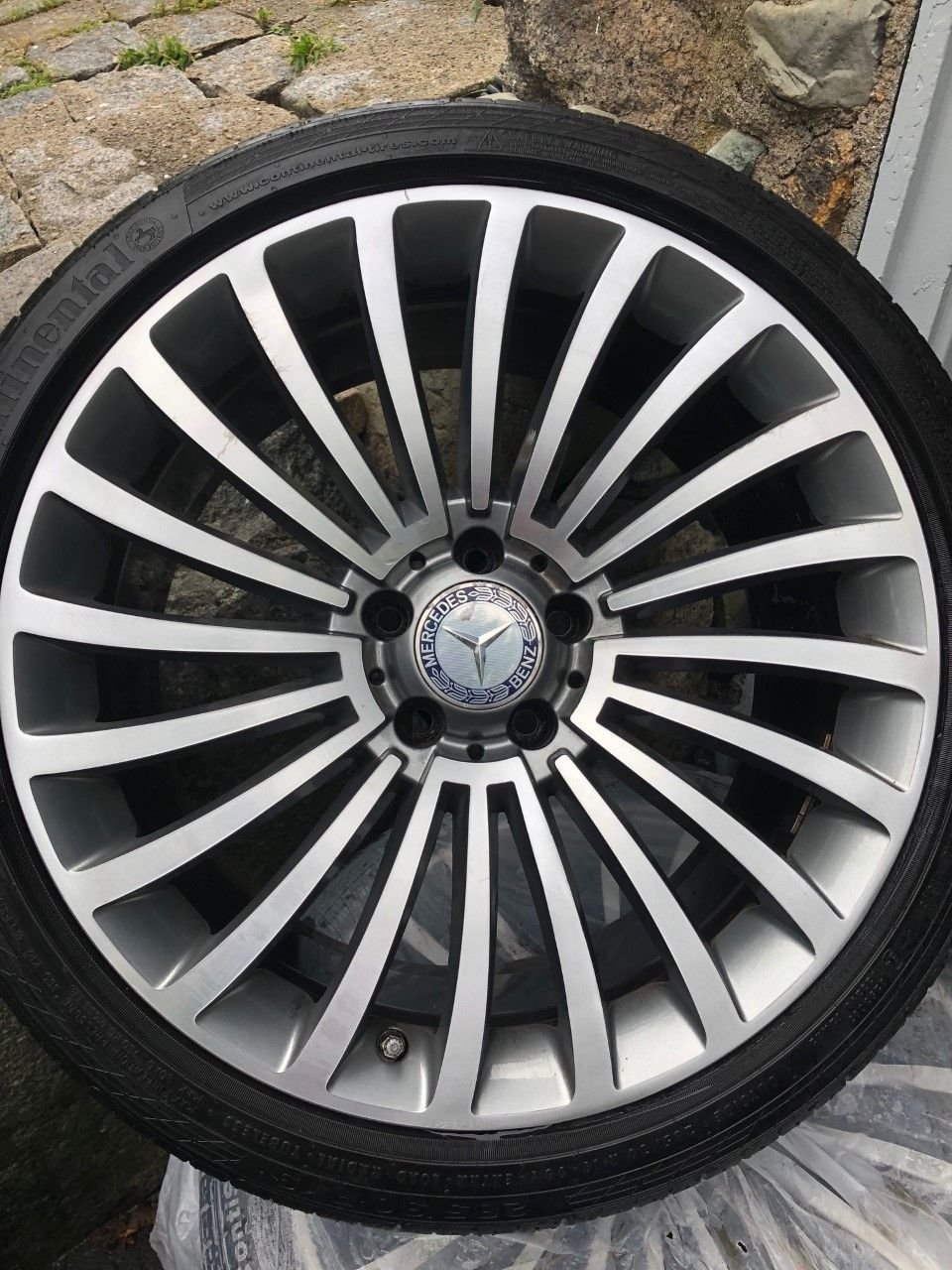 Wheels and Tires/Axles - Staggered set of 19" multispoke wheels with tires from 2015 SL400 - Used - 2013 to 2019 Mercedes-Benz SL400 - Milton, MA 02186, United States