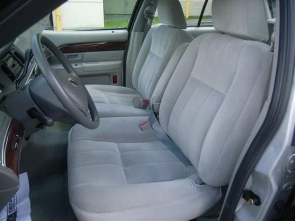 Interior View 2 - Angled-View of the Driver and Passenger Seats.