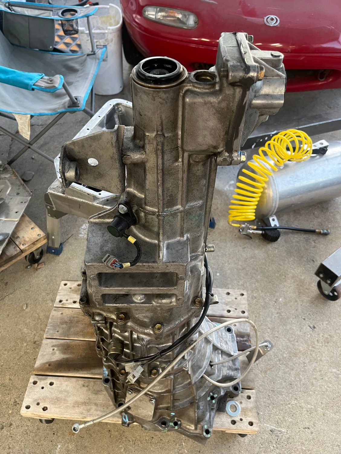 Remove the speedometer sensor.