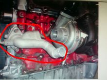 Here you can see what I mean.. just a random pic from the internet. The hose fitting on the left of the inlet pipe broke off on mine.