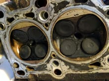 old motor cylinder head