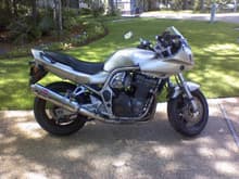 my bandit! this is where i go when i want some real speed..1200cc of power.