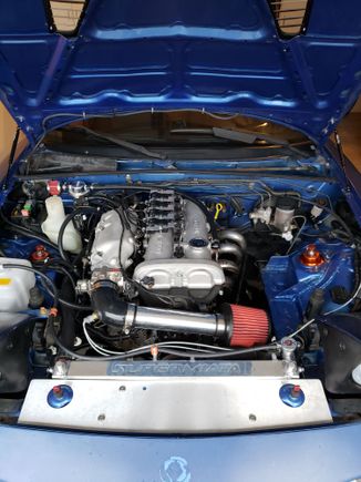 Also, picture so we see what we are working with progress wise. The EFR is stilling on the shelf waiting to break in the motor and for the 3" exhaust to be delivered. Hard to let go of the sweet sounding Fujitsubo...