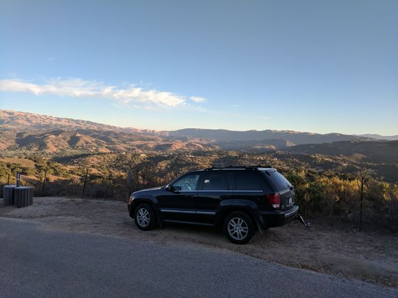 Grand Prix spots were windy but the view was worth it