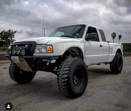 Here she is 3.0 5 speed, upgraded rear end, 35 inch Kevlar reinforced tires, exhaust, intake, lift, got the spare tire setup in the back etc. It's a nice truck, still have it but kinda hard to drive around at 10mpg 