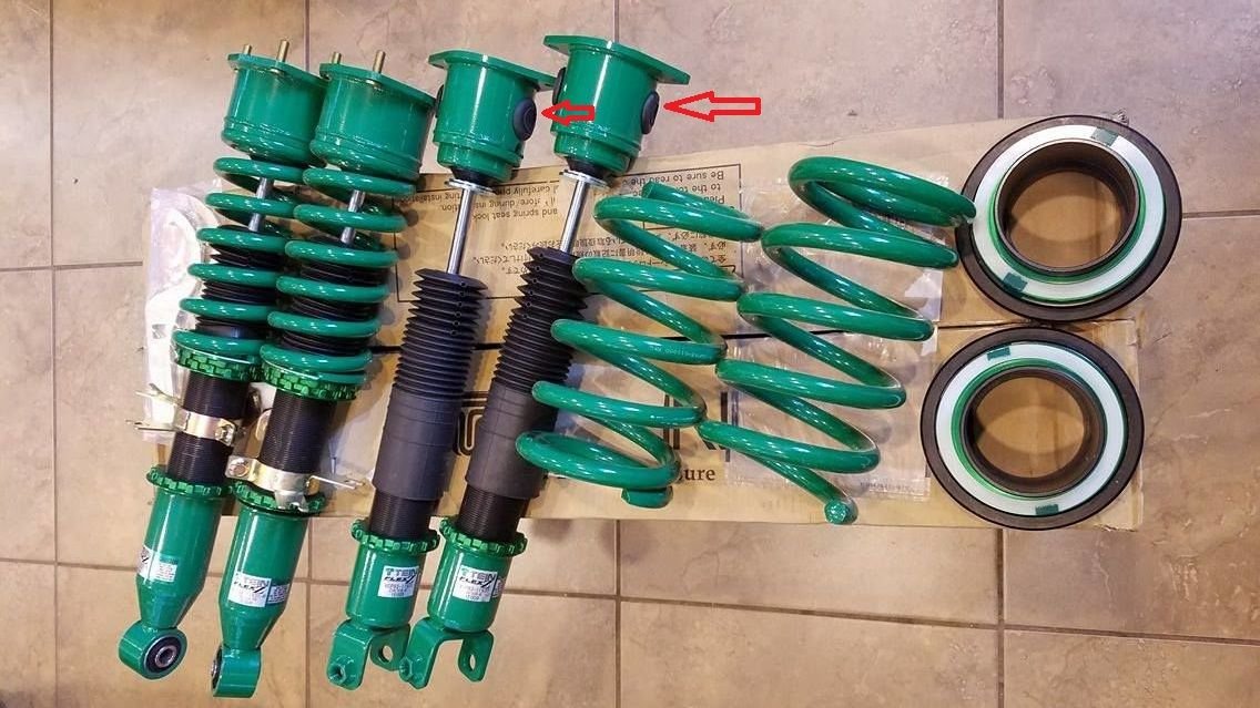 Rear coilovers damping adjustment MyG37