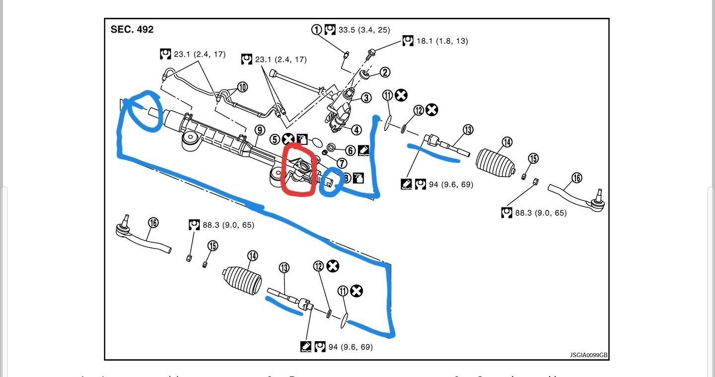 Leaking Rack & Pinion MyG37
