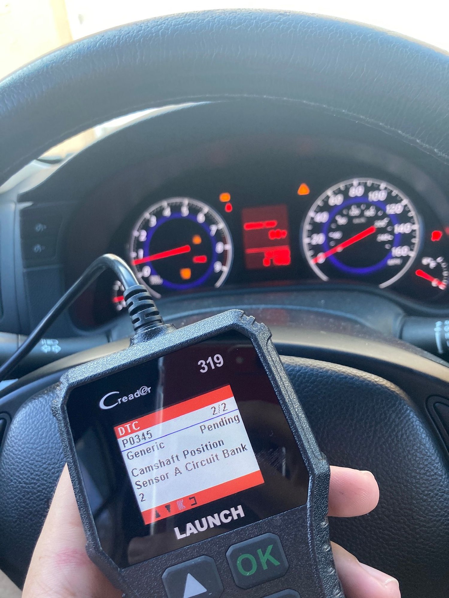 Help Intermittent Cam Position Sensor code MyG37