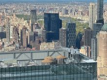 Central Park from the 100th floor of The Edge NYC