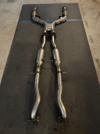 Nismo Z H-Pipe and Mid-Pipe - 2.387 diameter