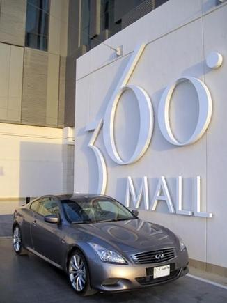 My G37s on the roof of 360 Mall in Kuwait