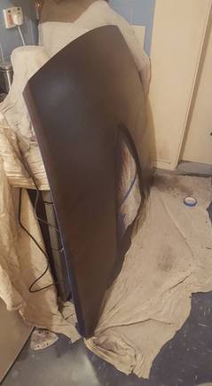 Middle of bonnet respray