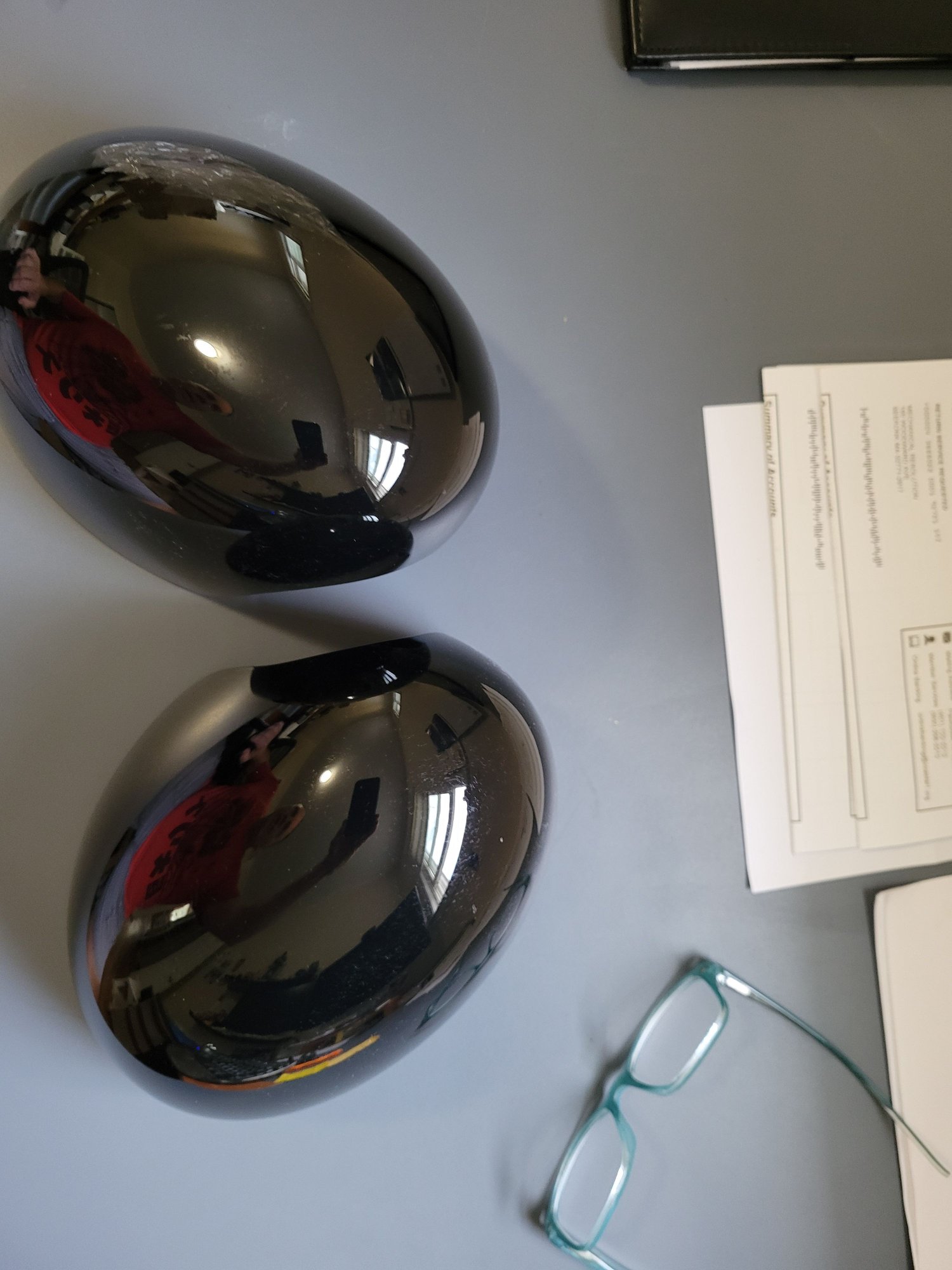 Exterior Body Parts - 2018 Gloss black Mirror Caps Covers OEM Gen3 F56 F55 F54 F57 F60 - Used - 2014 to 2019 Mini All Models - Seekonk, MA 02771, United States