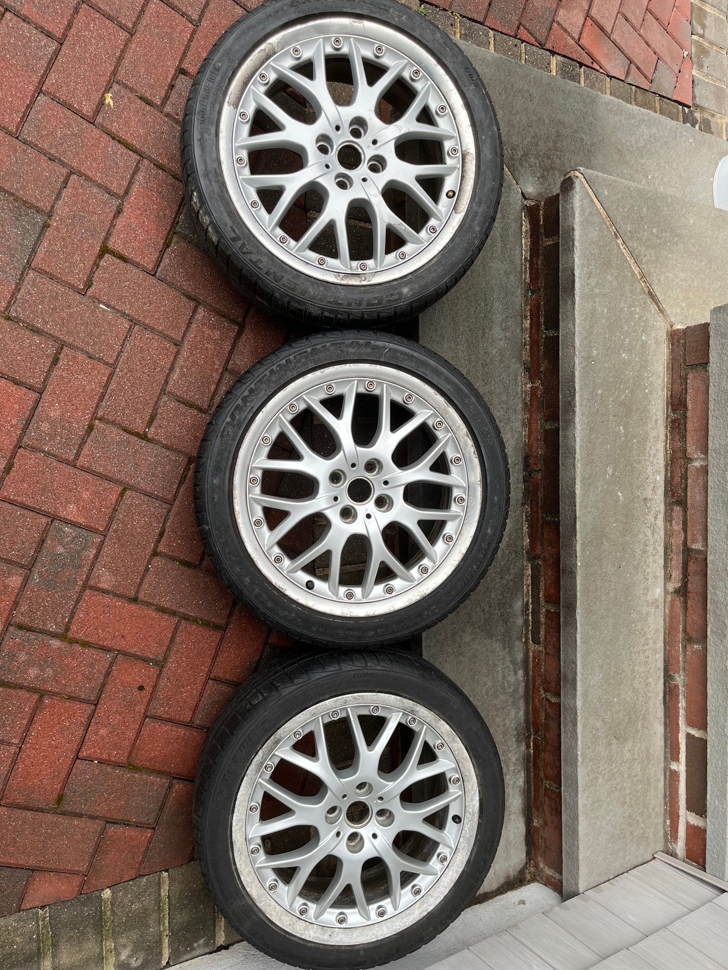 Wheels and Tires/Axles - “FS”: (3) silver R90 wheels - Used - 0  All Models - Nassau County, NY 11040, United States