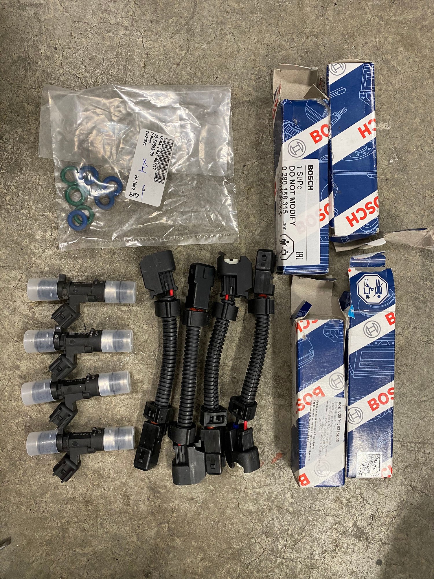 Engine - Intake/Fuel - R53 380cc Bosch Injectors - Used - 2002 to 2006 Mini R53: "Mk I" Mini Cooper S - Porter Ranch, CA 91326, United States