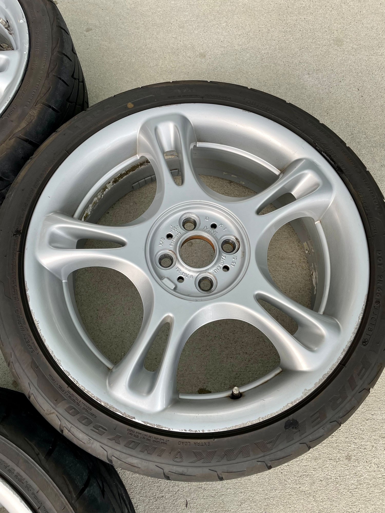 Wheels and Tires/Axles - OEM JCW R95 Wheels 18x7 w/ new tires - Used - 2002 to 2014 Mini All Models - Savannah, GA 31406, United States