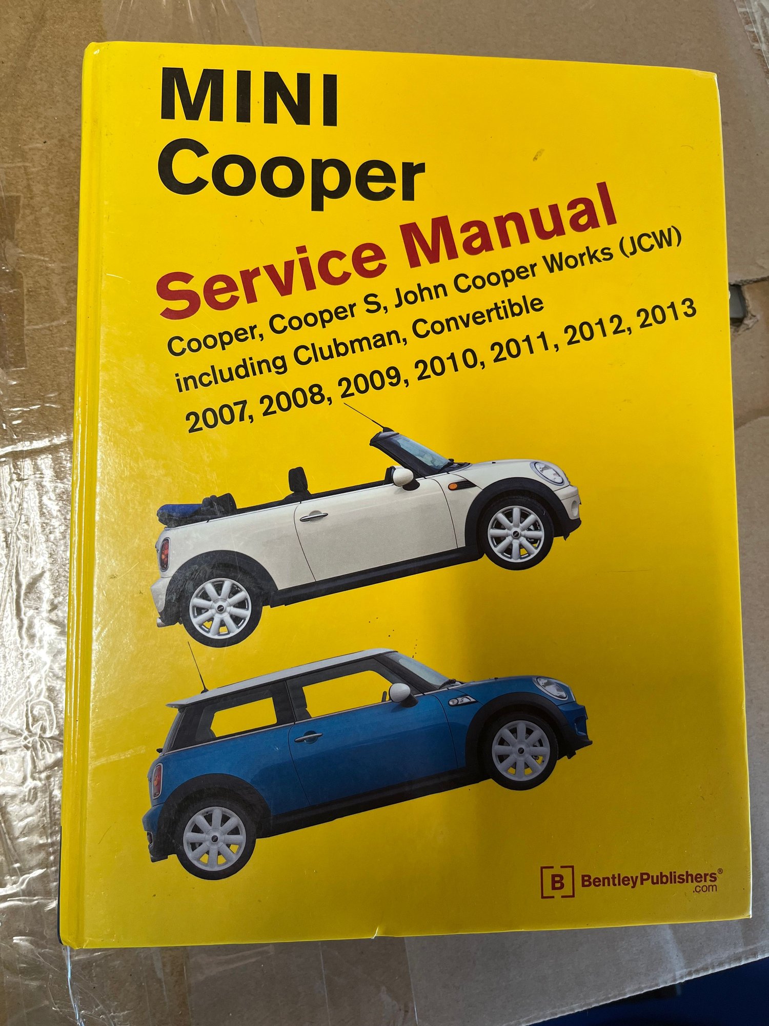 Miscellaneous - Bentley Publishers - MINI Cooper Service Manual - Used - 2007 to 2013 Mini Cooper - 2007 to 2013 Mini Cooper Clubman - 2007 to 2013 Mini R55: "Mk II" Mini Clubman - 2007 to 2013 Mini R55: "Mk II" Mini Clubman - 2007 to 2013 Mini R57: "Mk II" Mini Convertible - Charleston, SC 29414, United States