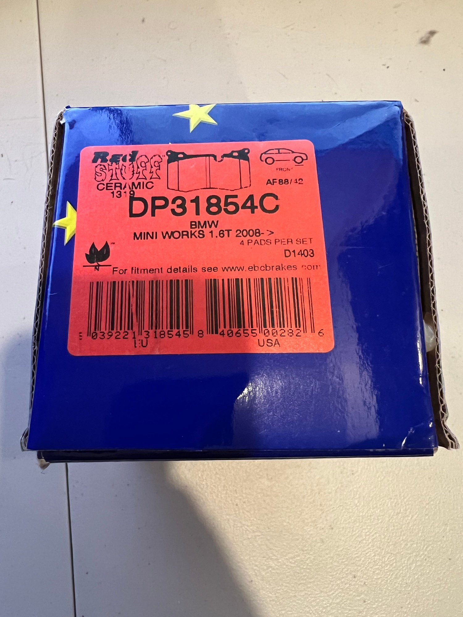 EBC JCW Redstuff Pads North American Motoring