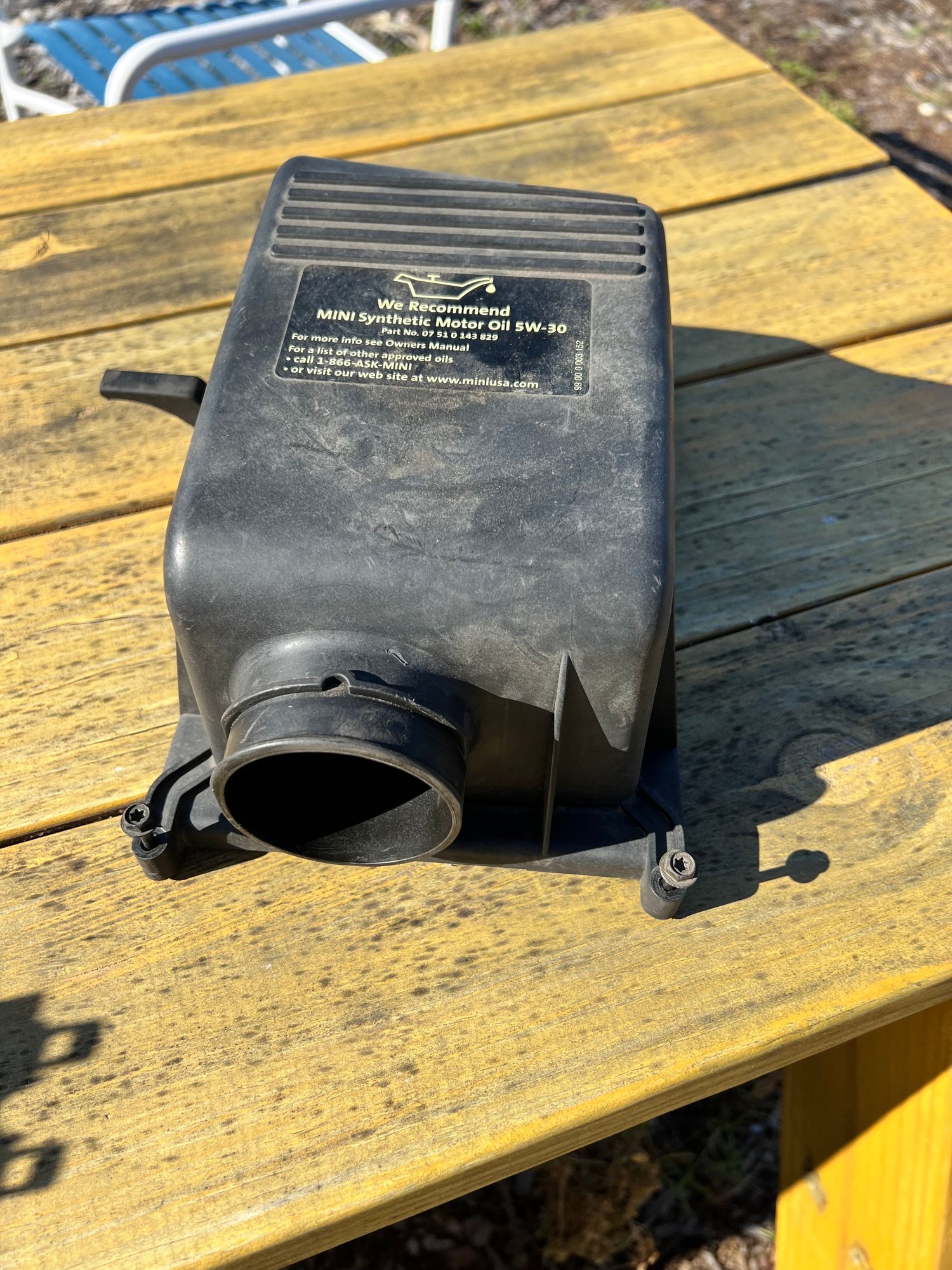 2002 Mini R53: "Mk I" Mini Cooper S - Stock air box - Accessories - $20 - Sebastopol, CA 95472, United States