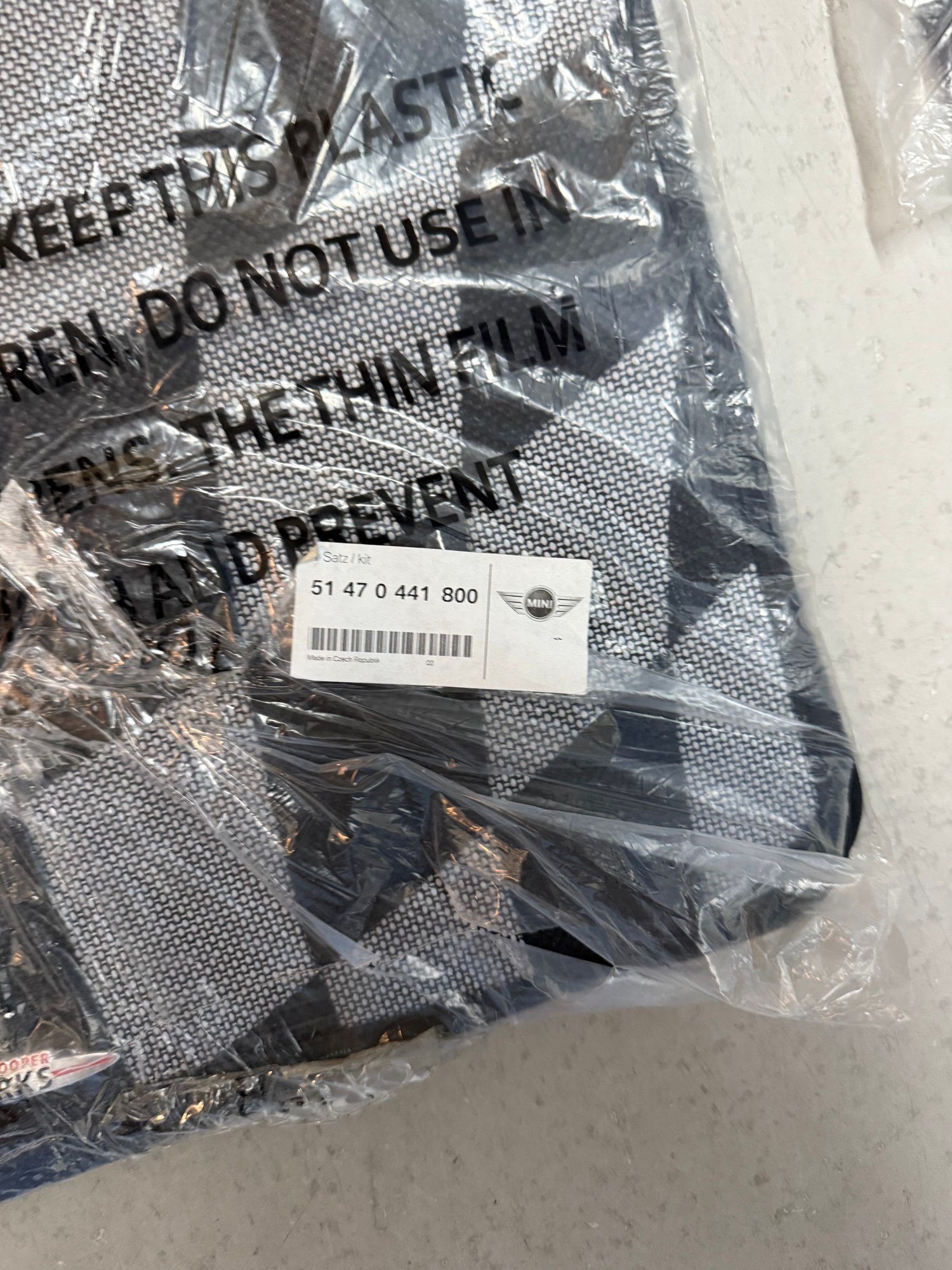 Interior/Upholstery - Brand New R56 JCW Checkered Floor Mats in the wrapper. - New - 2007 to 2013 Mini R56: "Mk II" Mini Hatch/Hardtop range - Hollywood, FL 33019, United States
