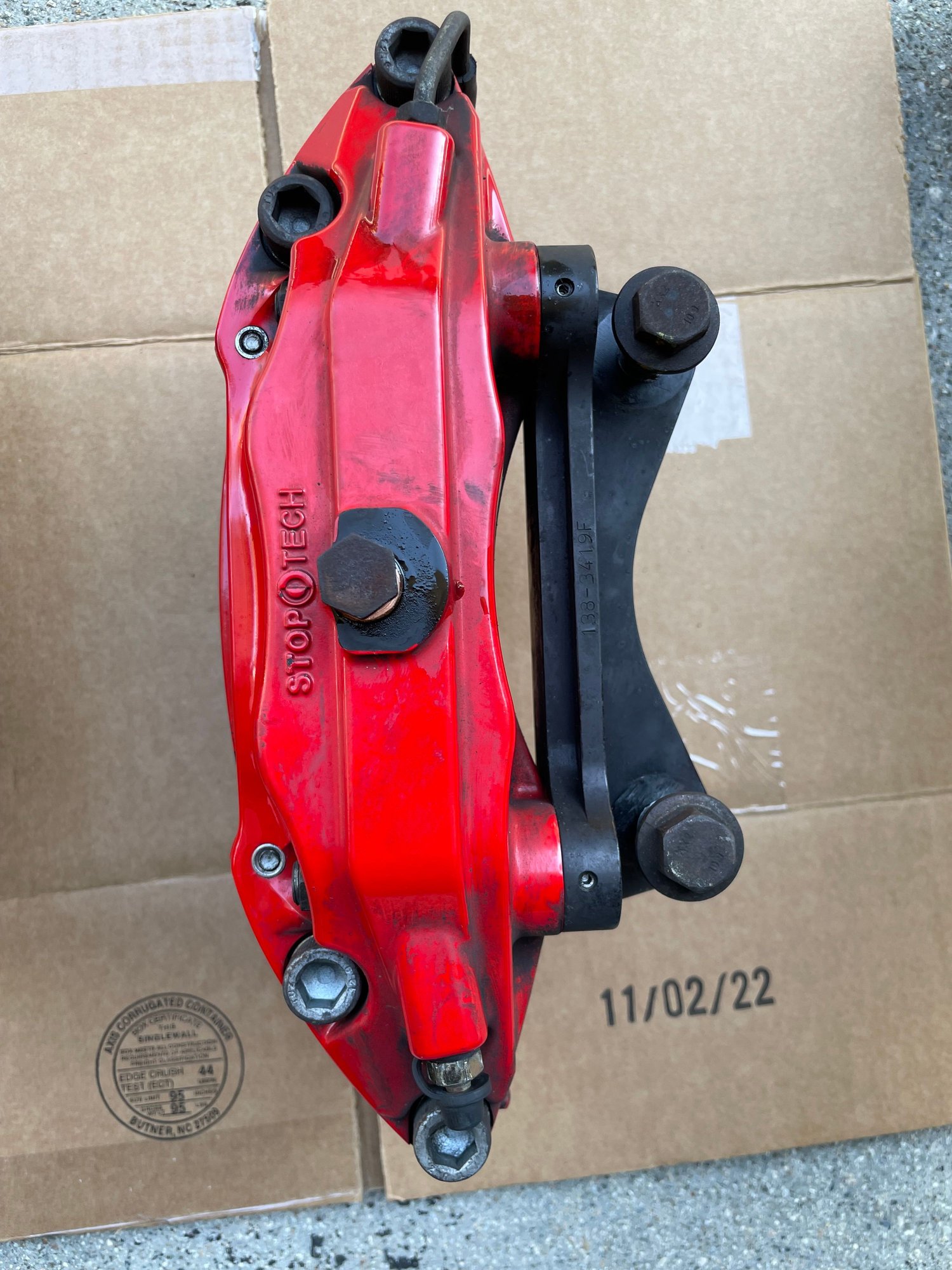 Brakes - MINI Cooper Stoptech ST40 Big Brake Kit BBK 2002-15 R5x.  No Brake Lines Or Pads - Used - 2003 to 2015 Mini All Models - Tustin, CA 92782, United States