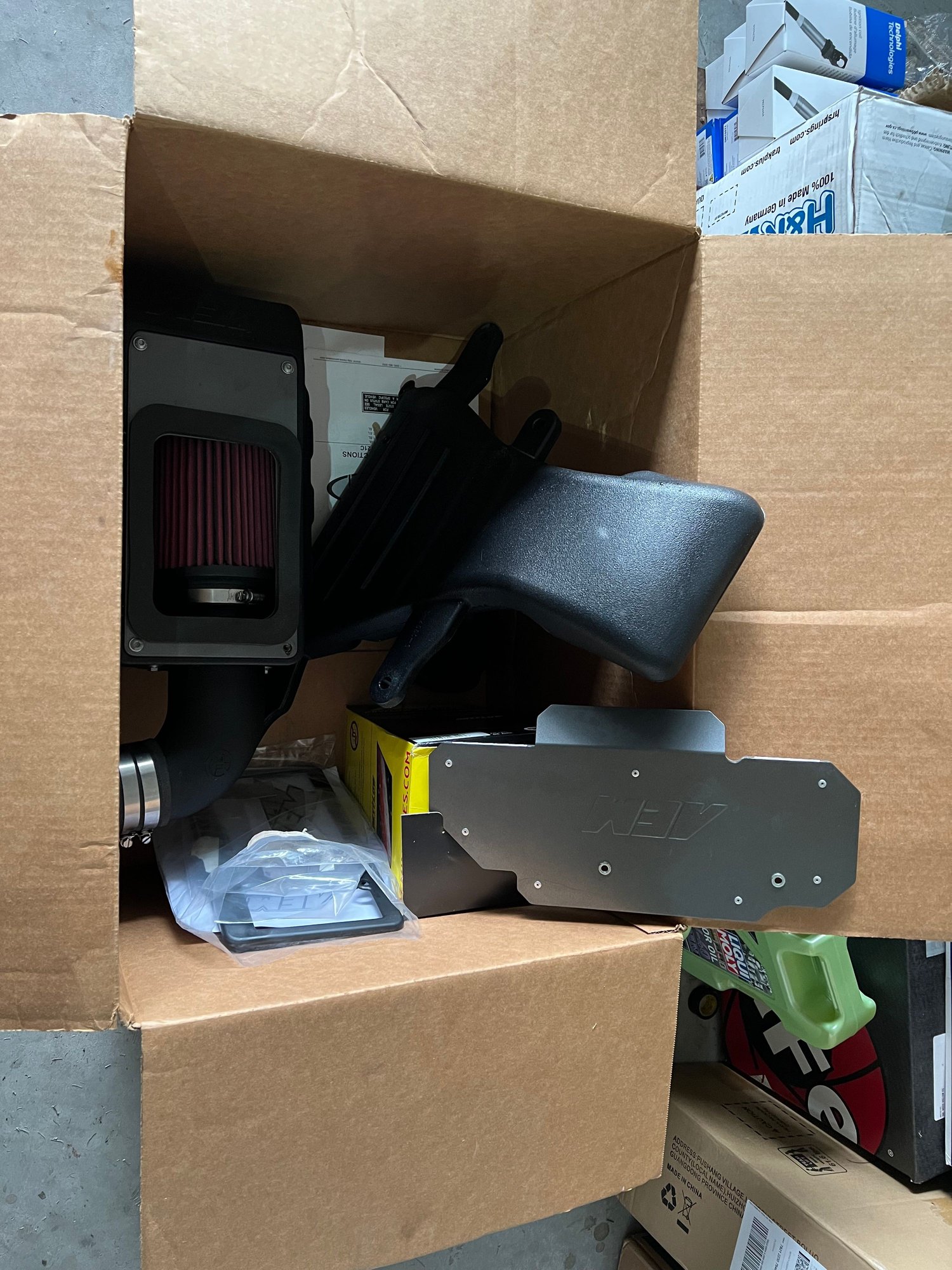Engine - Intake/Fuel - R56 MCS AEM Cold Air Intake System w/ Hood Scoop - Used - 2011 to 2013 Mini R56: "Mk II" Mini Hatch/Hardtop range - Deland, FL 32724, United States