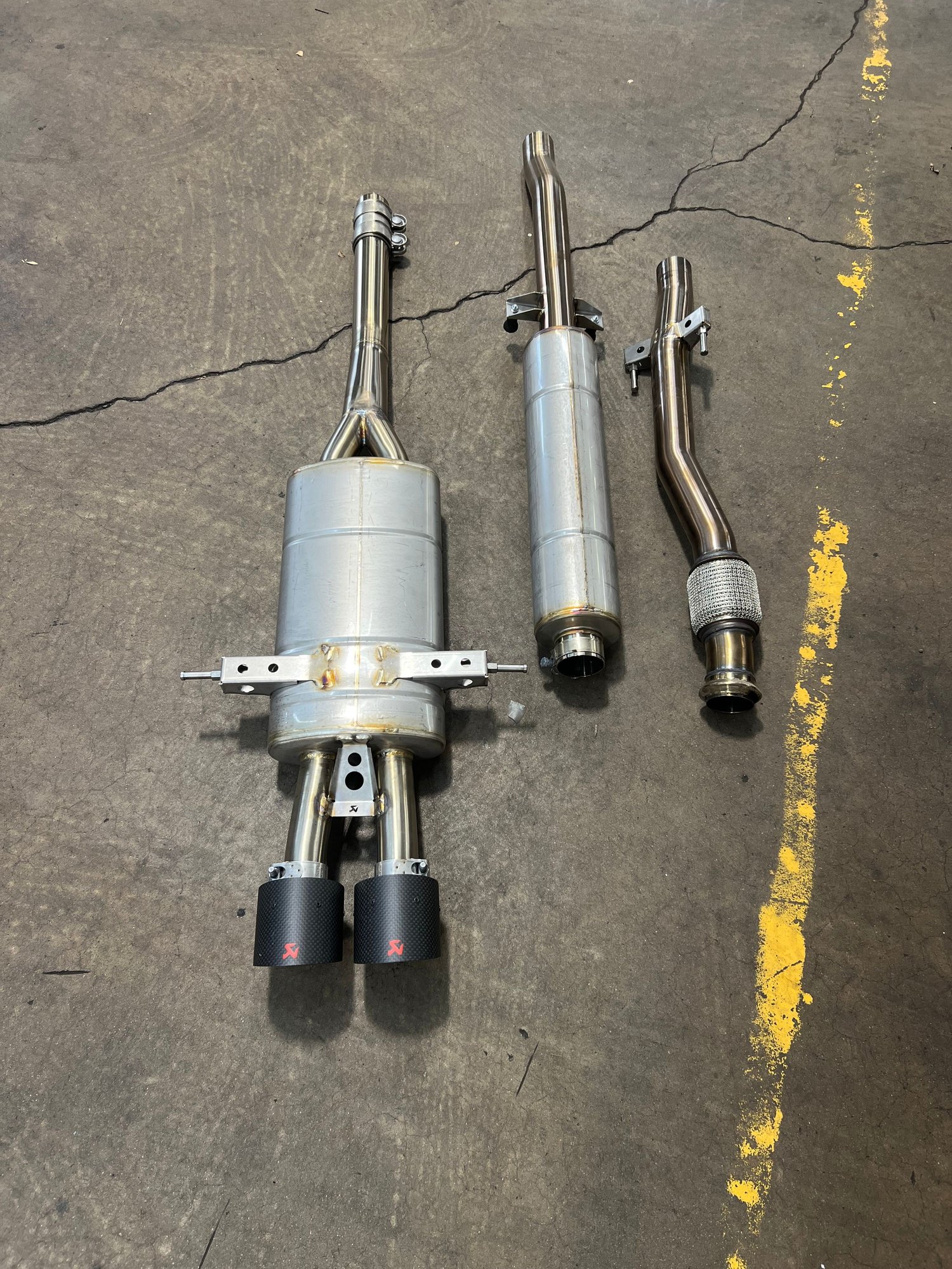 Engine - Exhaust - R56 Akrapovic Cat Back Exhaust - Used - 2007 to 2013 Mini R56: "Mk II" Mini Hatch/Hardtop range - Atlanta, GA 30317, United States