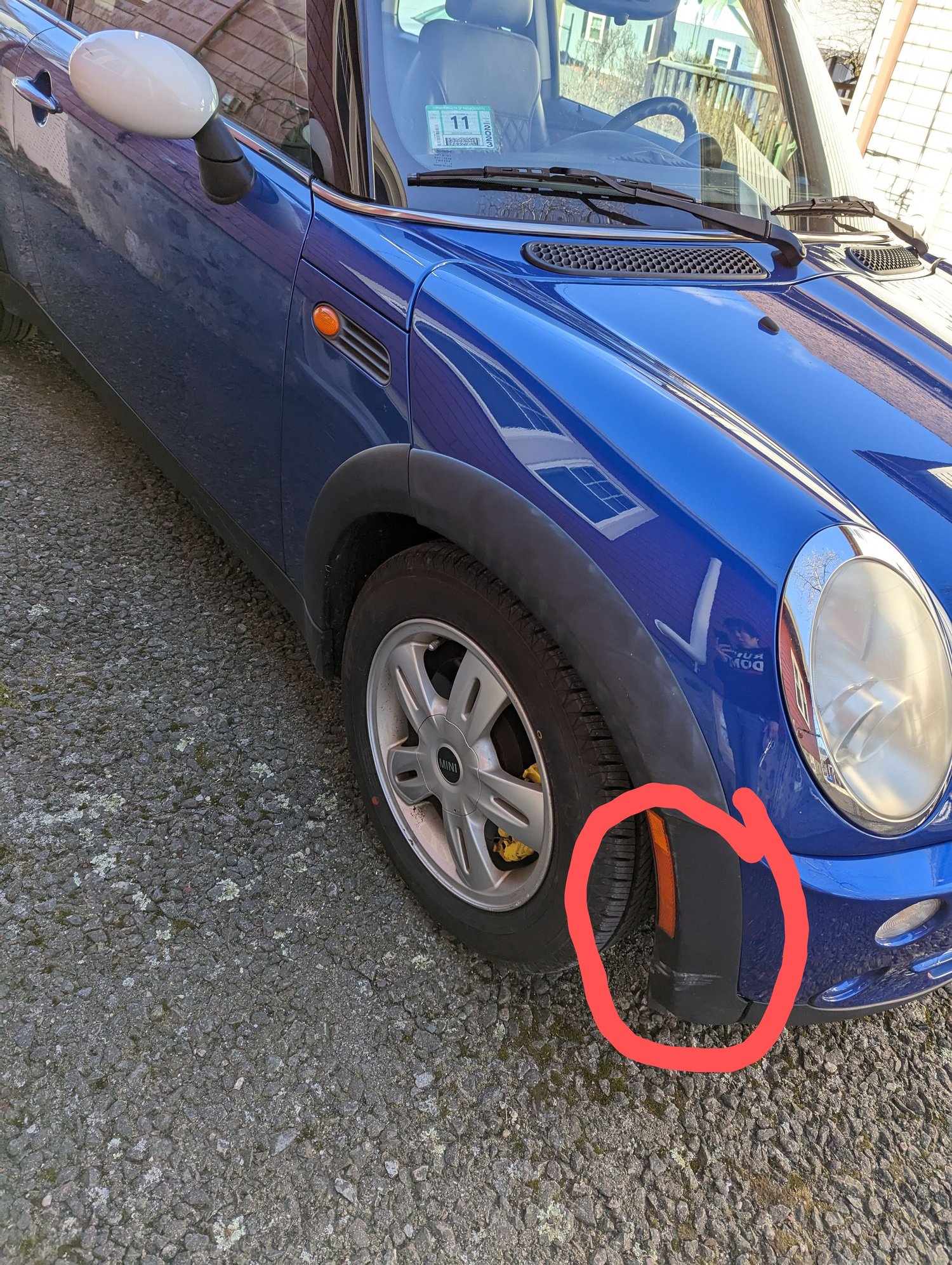 2006 mini cooper 2024 fender trim