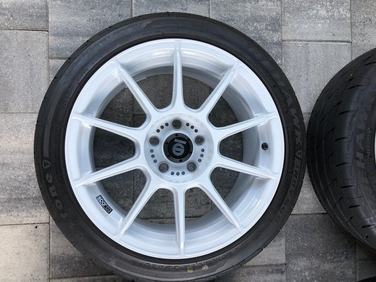 Wheels and Tires/Axles - Sparco FF-1 Flow-Formed Wheels with Firestone Firehawk Indy 500 Tires (17x8, 5x112) - Used - 2014 to 2023 Mini F56: Mini Hatch/Hardtop - Orlando, FL 32746, United States