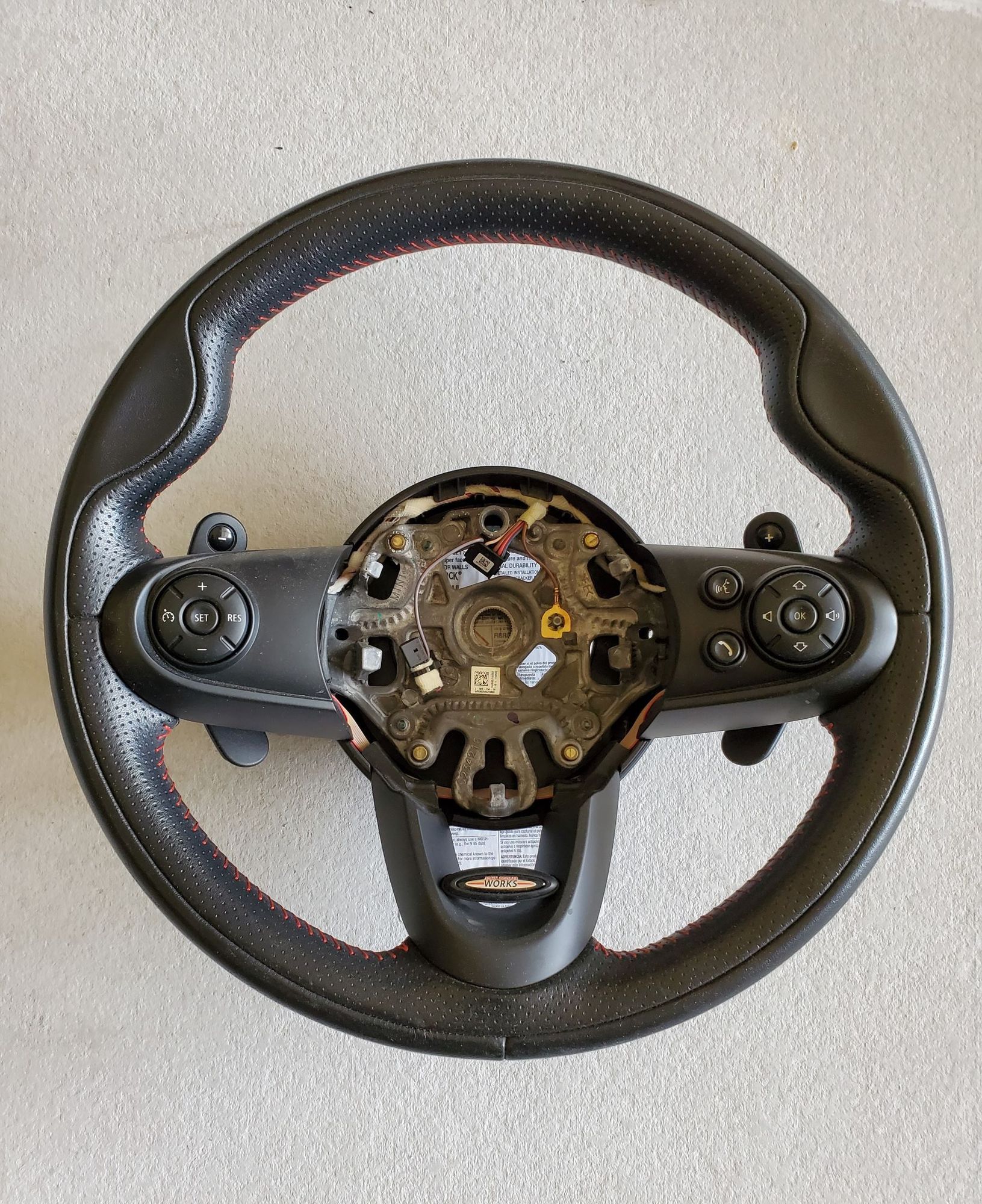 Steering/Suspension - F56 JCW Steering Wheel w/Paddle Shifters - Used - 2015 Mini F56: Mini Hatch/Hardtop - Mansfield, TX 76063, United States