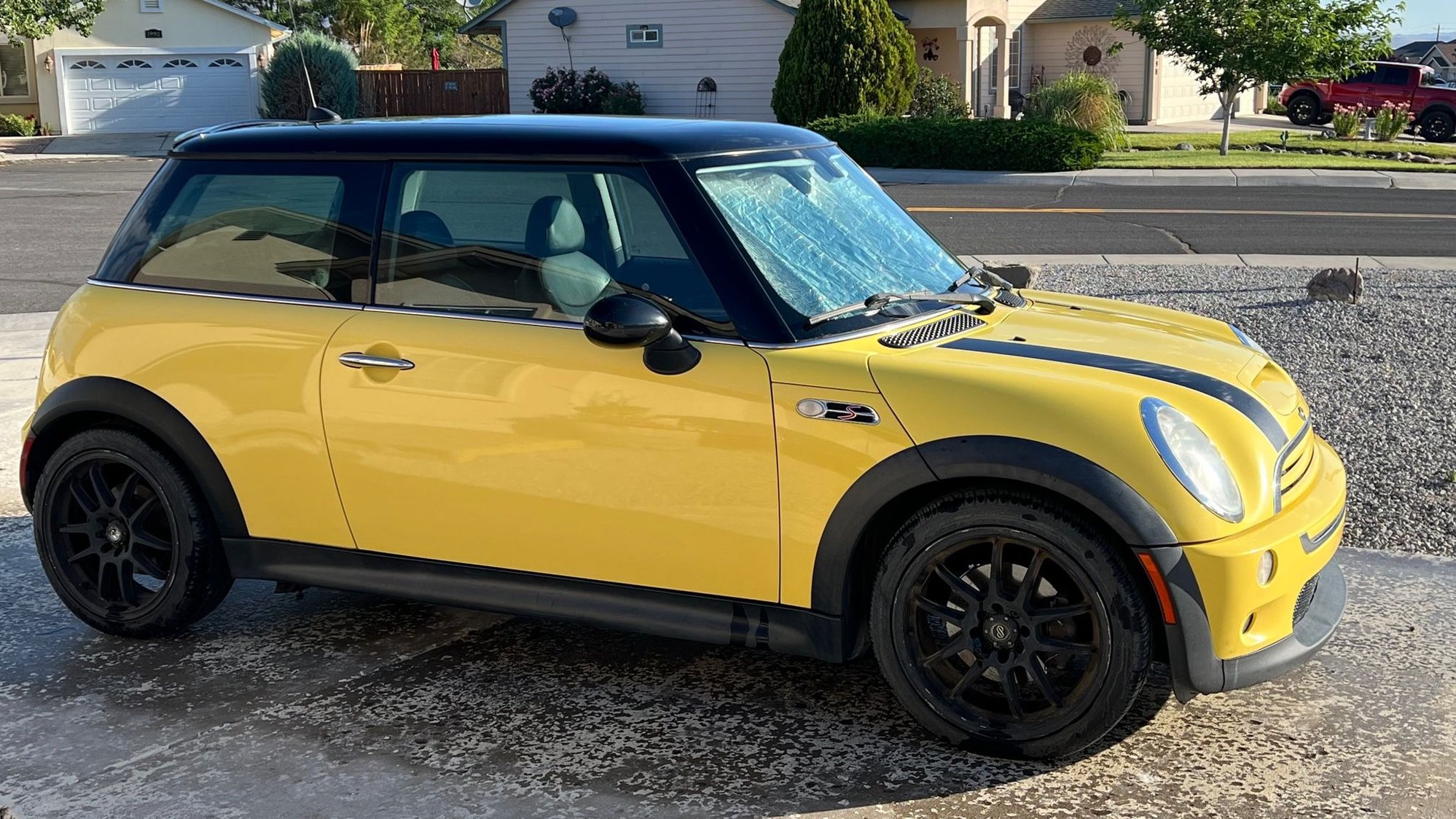 2005 Mini R53: "Mk I" Mini Cooper S - Liquid Yello R53 Supercharged - Used - VIN Wmwre334x5td90457 - 196,443 Miles - 4 cyl - 2WD - Manual - Coupe - Yellow - Fernley, NV 89408, United States