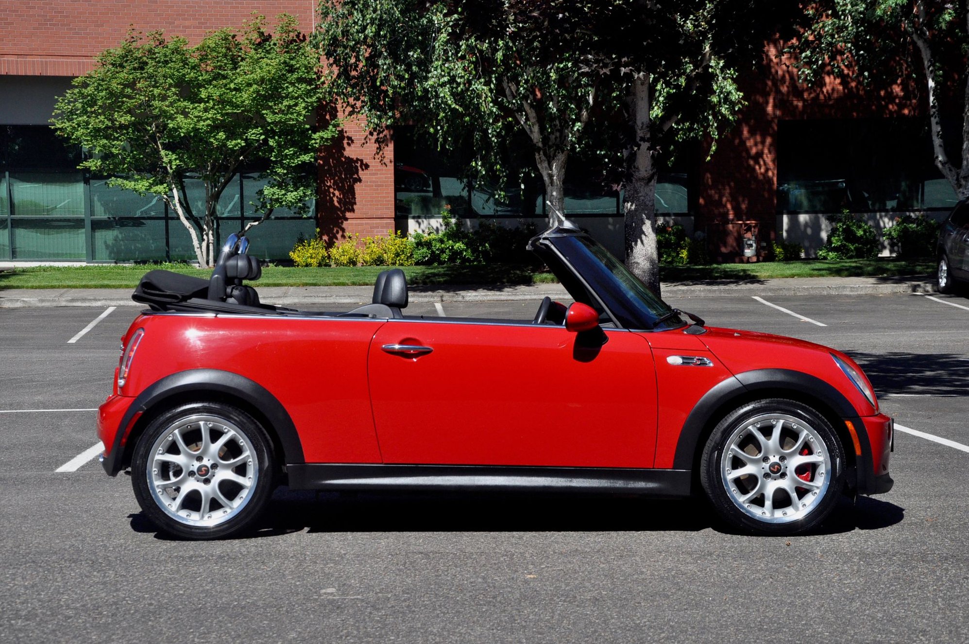 2008 Mini R52: "Mk I" Mini Convertible - Bring a Trailer: 2008 MINI Cooper S Convertible John Cooper Works (JCW) - Used - VIN WMWRH33558TU80715 - 89,000 Miles - 4 cyl - 2WD - Manual - Convertible - Red - Hillsboro, OR 97124, United States