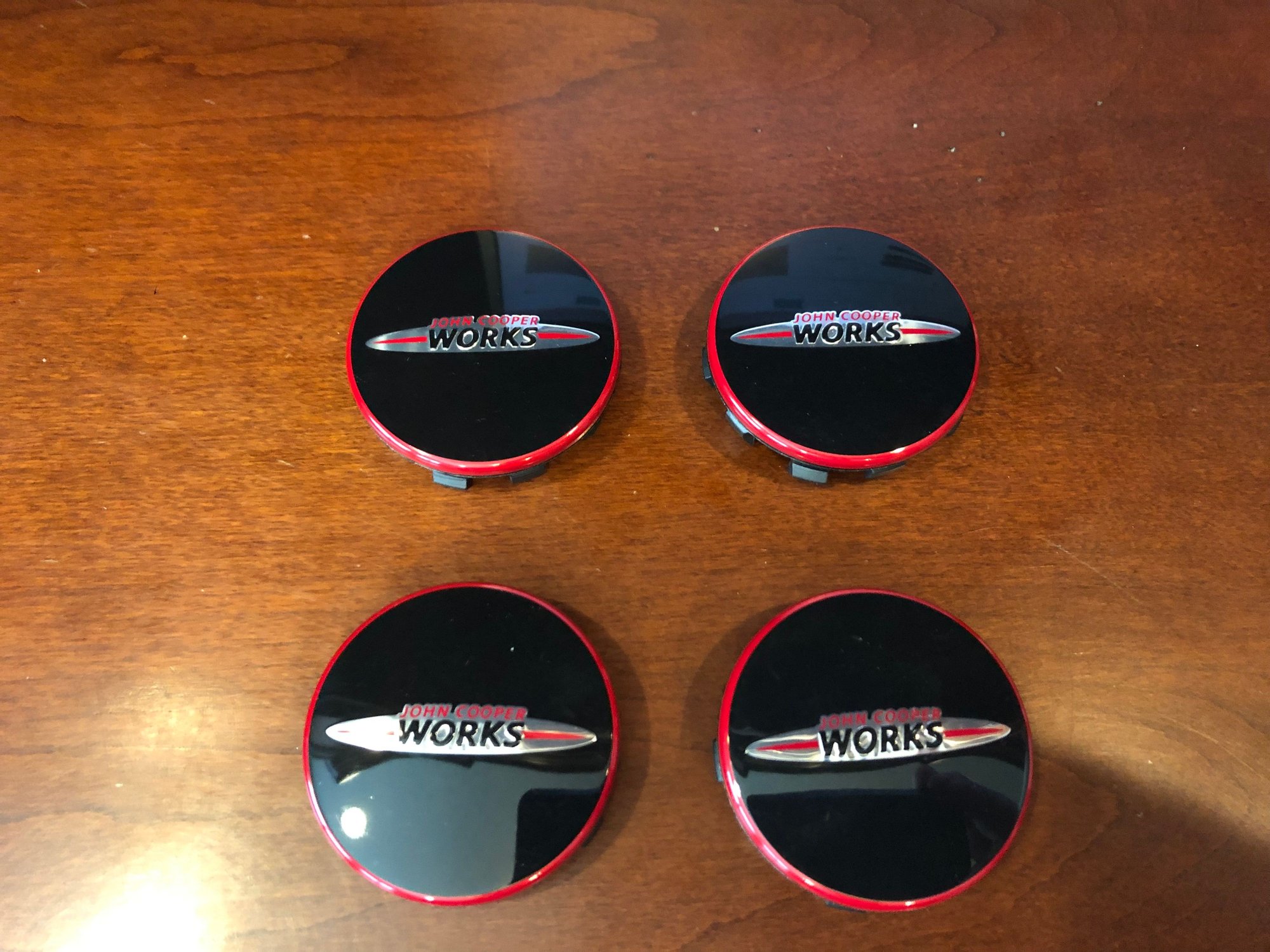 Wheels and Tires/Axles - Mini Cooper OEM Center cap Genuine Original John Cooper Works SET - New - 2014 to 2023 Mini Cooper - Austin, TX 78738, United States