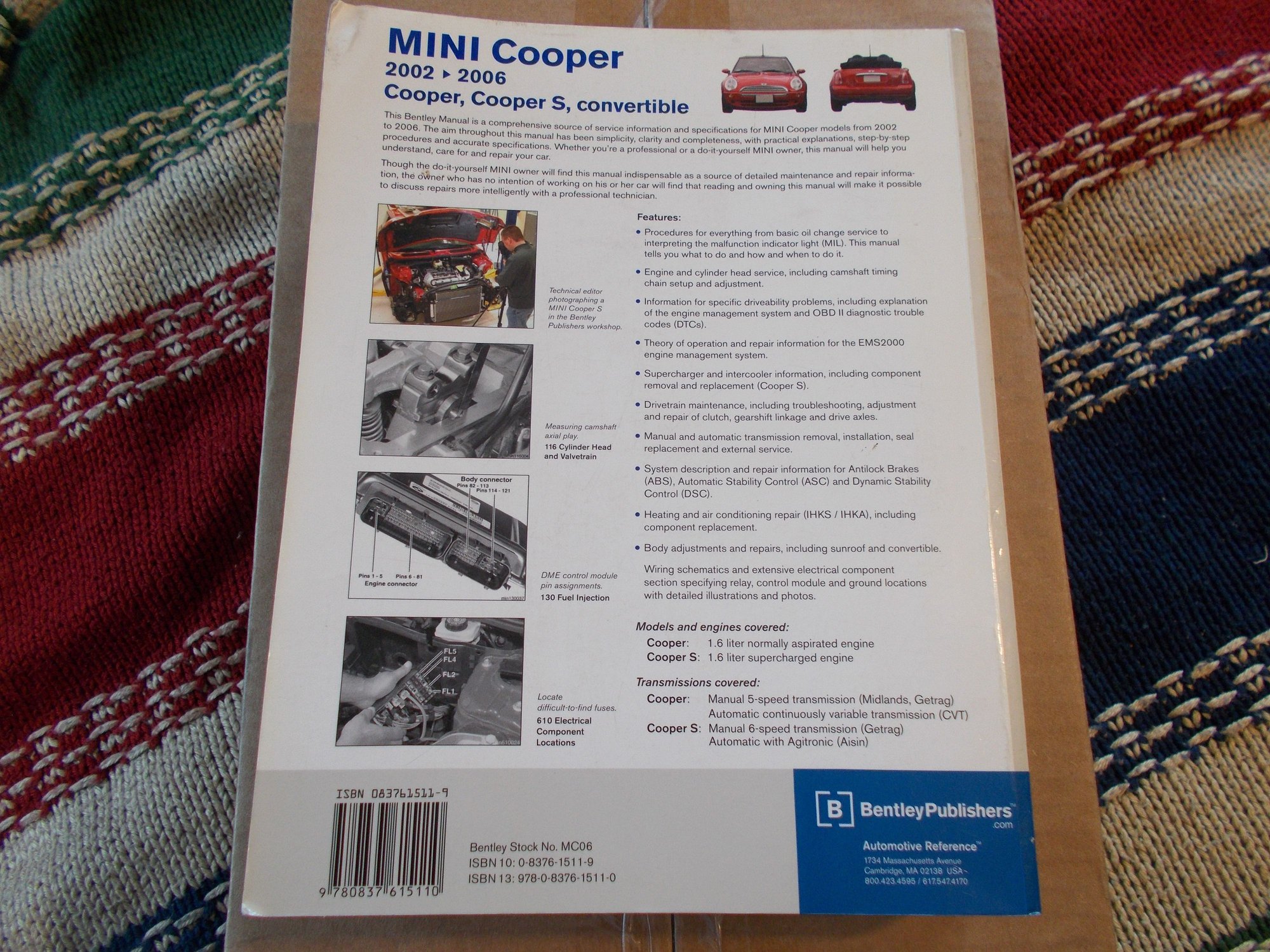 Miscellaneous - 2002-2006 MINI Cooper Bentley Service Manual. - Used - 2002 to 2006 Mini Cooper - Bryan, OH 43506, United States